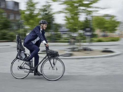 Kandidaten der kører på cykel